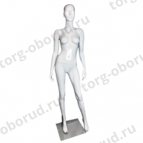 Манекен женский для одежды, стеклопластик, белый глянец MD-EGO 05WH