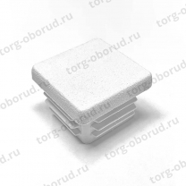 Заглушка пластиковая белая TPQ01(бел)