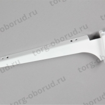 Полкодержатель правый с двойным зацепом, цвет белый 2253DX(бел)