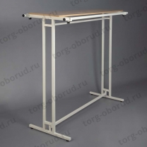 Вешало с полкой цвета дуб сонома для магазина одежды СТ-136Н-Л(б/дуб)