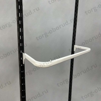 Вешало навесное П-образное, для системы Базис, белое 2240A/Н-Л(бел)