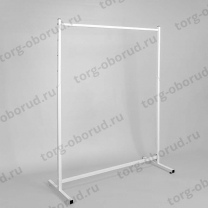 Вешало (стойка) напольное одноярусное для одежды, белое М-ТВ-107(бел/бел)