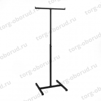 Вешало (вешалка) напольное регулируемое Т-образное, черное Б-Т-11(черн)