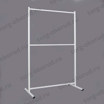 Вешало (стойка) напольное двухъярусное регулируемое, белое М-ТВ-125(бел/бел)