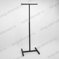 Вешало (стойка) напольное для одежды разборное, регулируемое по высоте СТ-170Р-Л(черн)