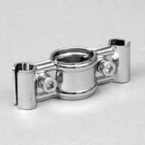 Соединитель трубы и двух торговых решеток (сеток) хромированных для оборудования магазина, MS2-14