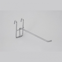 Крючок для решетки (сетки) хромированный для оборудования магазина, длина 50 мм 220004