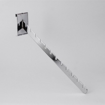 Кронштейн для решетки (сетки) хромированный для оборудования магазина, G220144-5017