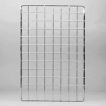 Торговая решетка (сетка) для оборудования магазина. 1000Х1000, хром, 6017К