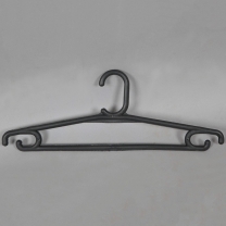 Вешалка плечики для нижнего белья пластиковая, 325 мм, черная, В-101-С