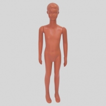 Манекен для одежды детский мальчик, ростовой телесный пластиковый с исскуственными волосами, МКА-03Д(мальчик)