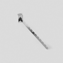 Кронштейн, 12 пазов, хром, на торговую панель для оборудования магазинов 220144