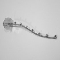 Кронштейн 290мм, 7 шариков для крепления к стене при оборудовании магазина. 8002А