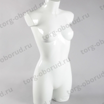 Манекен торс женский пластиковый, цвет белый , Т-415(бел)
