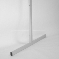 Опора для торговой панели при оборудовании магазинов высота 2400мм, длина 850мм, цвет серый КСК-302, КС-302