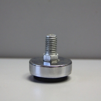 Ножка регулируемая, высота 35 мм, диаметр 35 мм, черный пластик, к торговой системе крепления труб джокер(joker) JOK-14