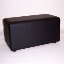 Банкетка (пуфик) в прихожую с сиденьем, для магазина, в спальню, цвет черный. BN-001(черн)