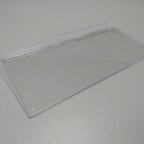 Полка под обувь длина 270мм, ширина 120мм, пластик к торговой панели для оборудования магазинов АП-2040-Ч