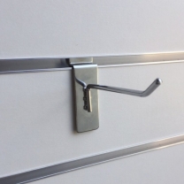 Крючок 100мм, хром к торговой панели для оборудования магазинов K06-100-К