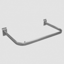 Вешало 900х350мм, хром к торговой торговой панели для оборудования магазинов T-900