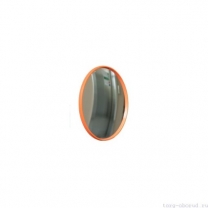 Зеркало обзорное противокражное, диаметр 300мм, цвет обода оранжевый. MD-CM(U)-30