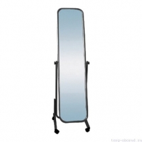 Зеркало напольное, регулируемое, стационарное, в полный рост, 1550х435мм, цвет черный. MD-VT 3140