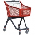 Покупательские тележки пластиковые