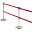 Столбики для ограждений с вытяжной лентой