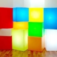Светящиеся кубы, цилиндры rotart