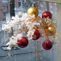 Новогоднее оформление витрин